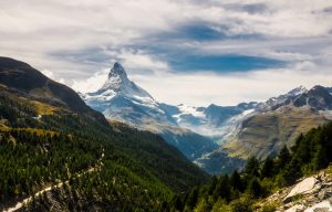Matterhorn, die Gegend von Zermatt.